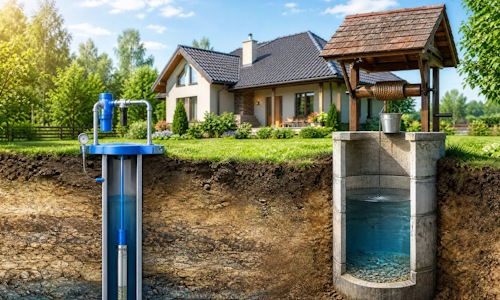 Автономное водоснабжение загородного дома Иркутск: скважина или колодец